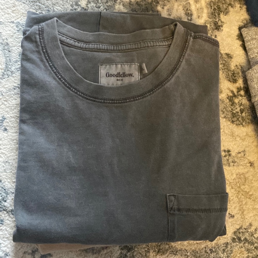3 Goodfellow mens long sleeve shirts